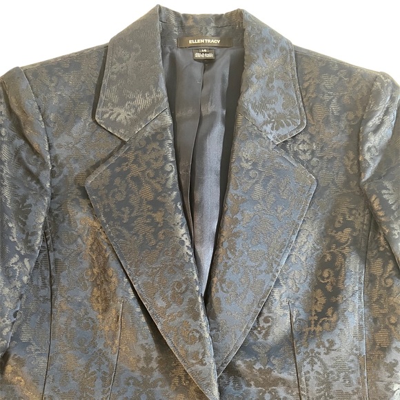 Ellen Tracy Brocade Blazer - Picture 4 of 5